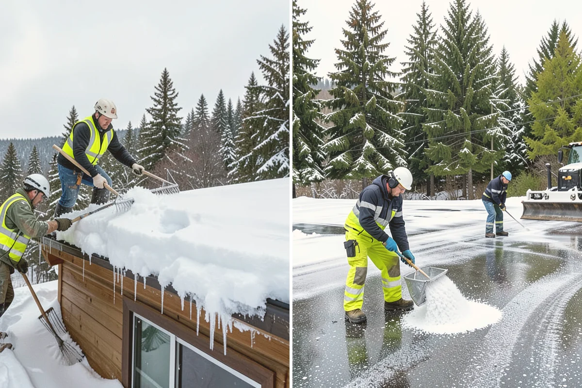Daycare Parking Lot Snow Removal in Kirkland, King County, WA - Map the drop-off lane, entrance, and crossing zones with daycare staff