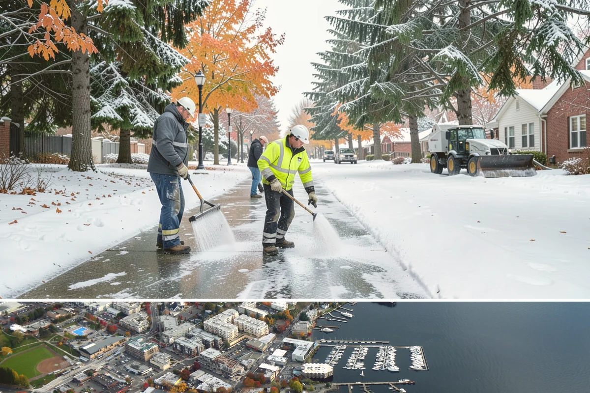 Daycare Parking Lot Snow Removal in Kirkland, King County, WA - Daycare lots across Western Washington face peak snow demand from December through February, when early-morning freezes meet...