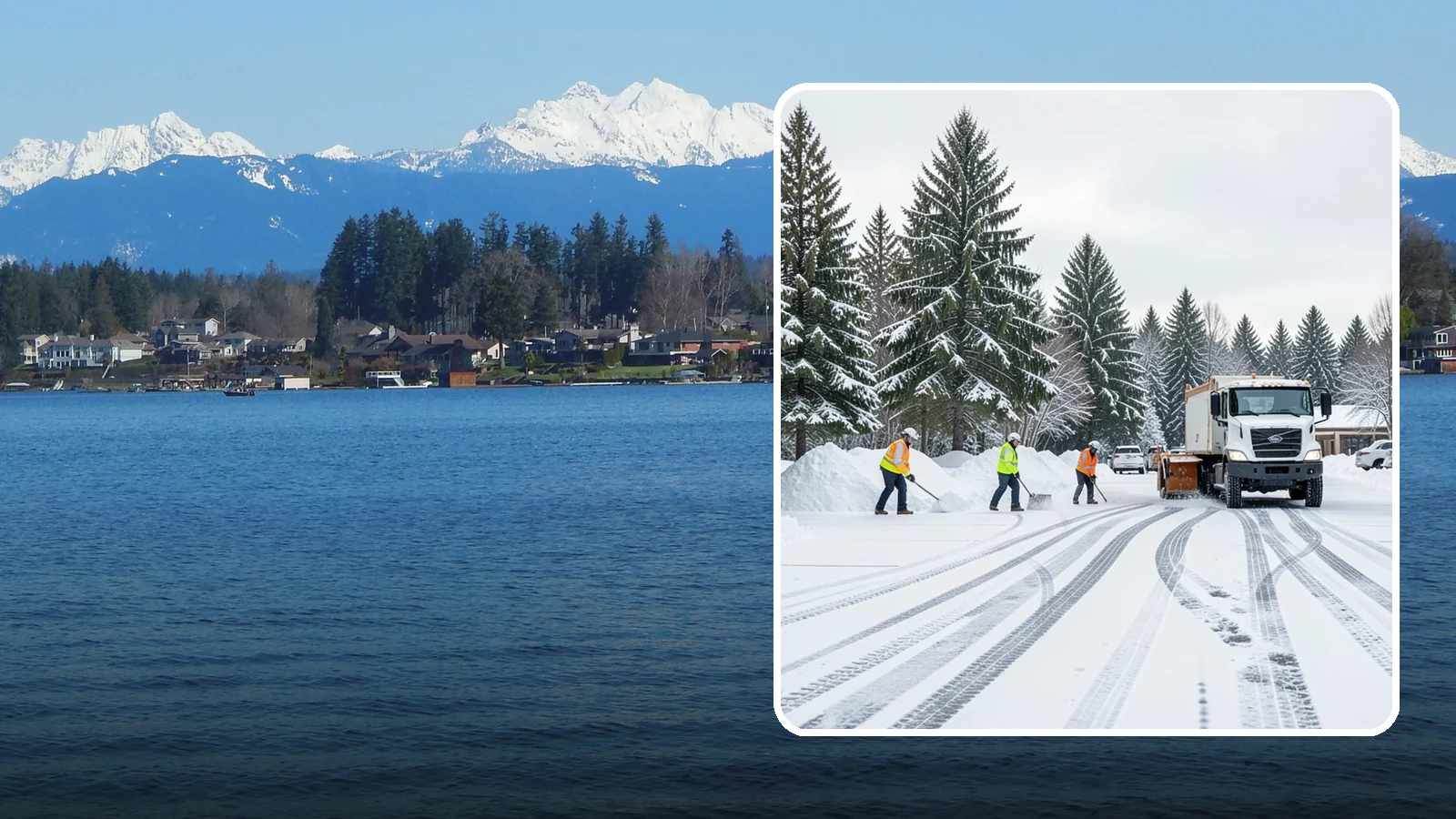 Daycare Parking Lot Snow Removal in Lake Stevens, Snohomish County, WA - We clear daycare lots and drop-off lanes so Western Washington parents and children stay safe during winter mornings.