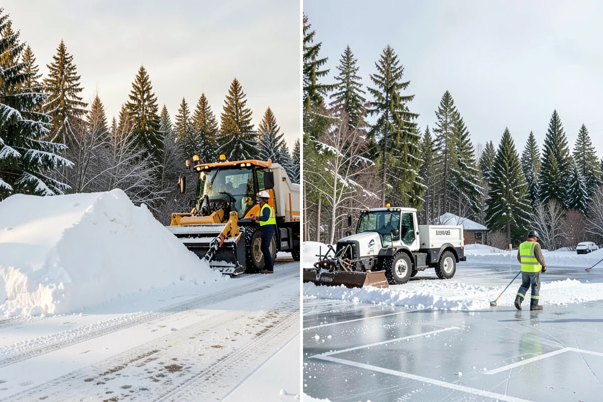Daycare Parking Lot Snow Removal in Lakewood, Pierce County, WA - Map the drop-off lane, entrance, and crossing zones with daycare staff