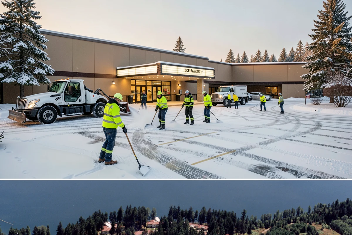 Daycare Parking Lot Snow Removal in Lakewood, Pierce County, WA - Daycare lots across Western Washington face peak snow demand from December through February, when early-morning freezes meet...