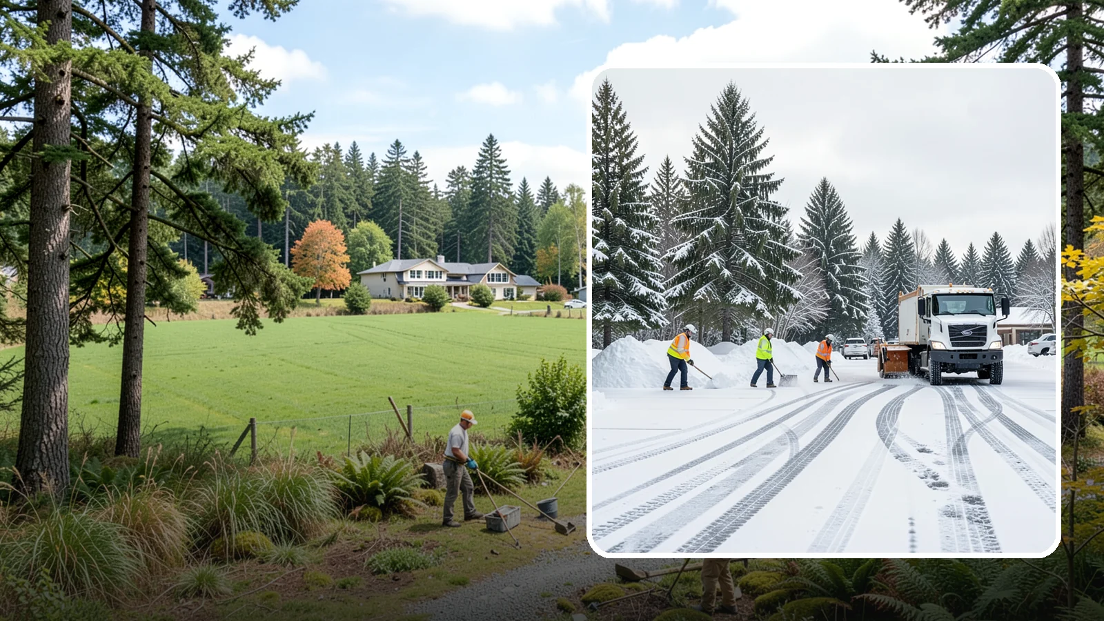 Daycare Parking Lot Snow Removal in Lyman, Skagit County, WA - We clear daycare lots and drop-off lanes so Western Washington parents and children stay safe during winter mornings.