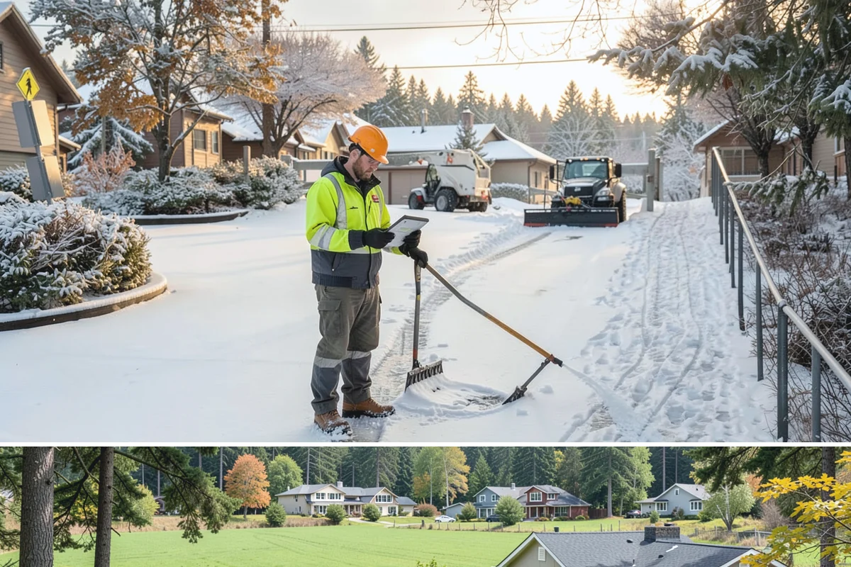 Daycare Parking Lot Snow Removal in Lyman, Skagit County, WA - Daycare lots across Western Washington face peak snow demand from December through February, when early-morning freezes meet...
