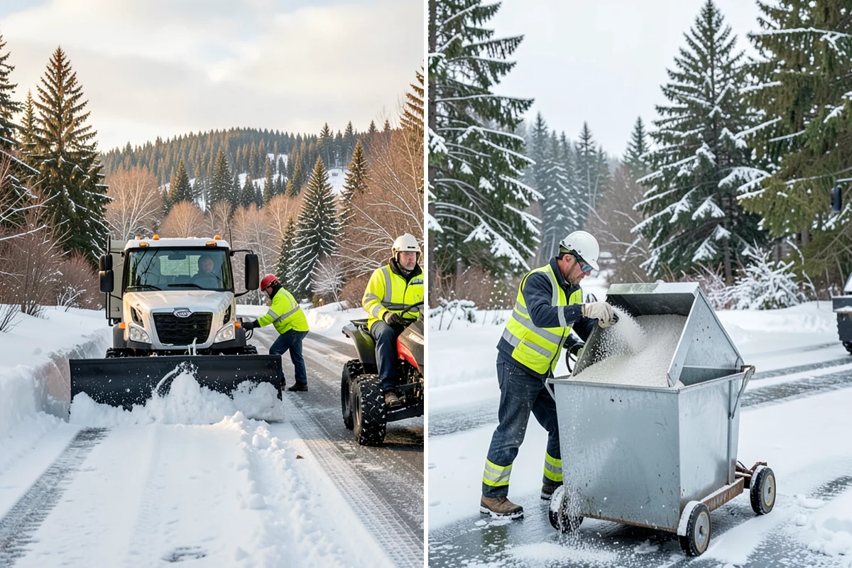Daycare Parking Lot Snow Removal in Maple Valley, King County, WA - Map the drop-off lane, entrance, and crossing zones with daycare staff