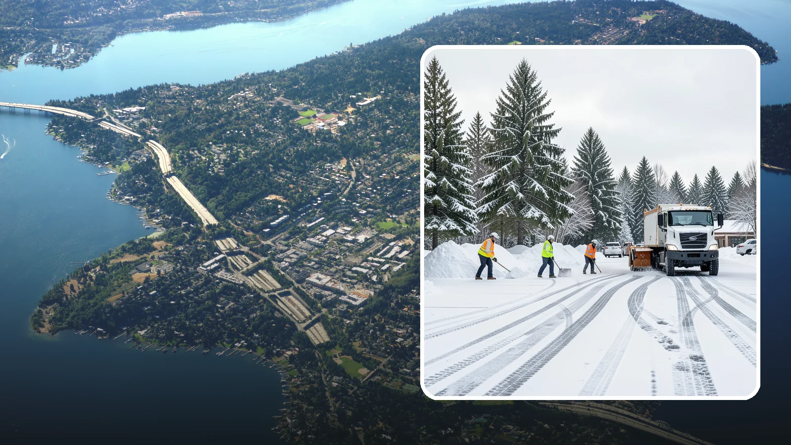 Daycare Parking Lot Snow Removal in Mercer Island, King County, WA - We clear daycare lots and drop-off lanes so Western Washington parents and children stay safe during winter mornings.
