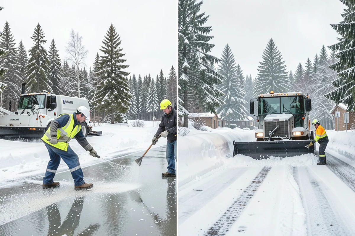 Daycare Parking Lot Snow Removal in Mill Creek, Snohomish County, WA - Map the drop-off lane, entrance, and crossing zones with daycare staff