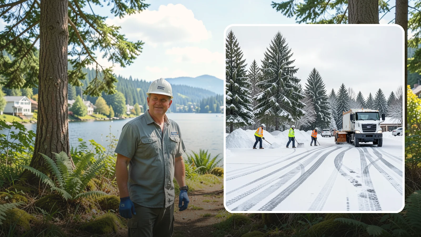 Daycare Parking Lot Snow Removal in Milton, King County, WA - We clear daycare lots and drop-off lanes so Western Washington parents and children stay safe during winter mornings.