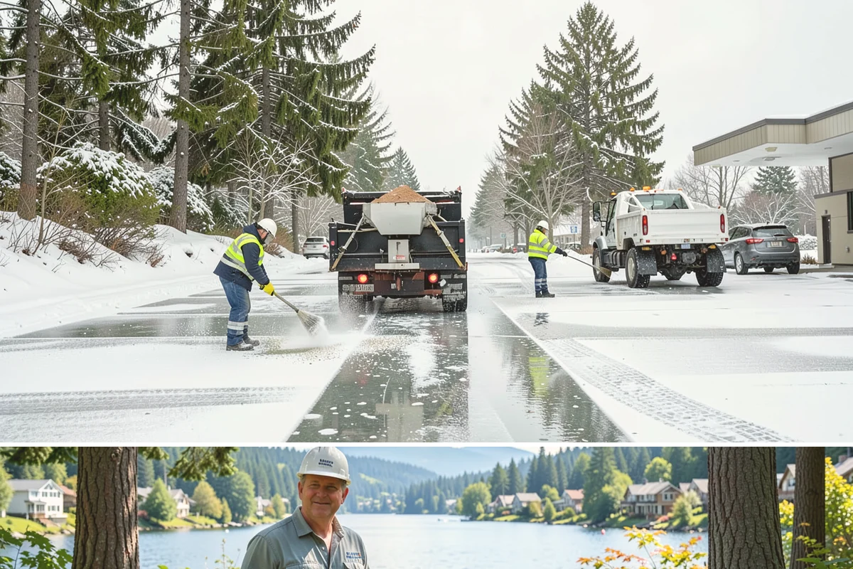 Daycare Parking Lot Snow Removal in Milton, King County, WA - Daycare lots across Western Washington face peak snow demand from December through February, when early-morning freezes meet...