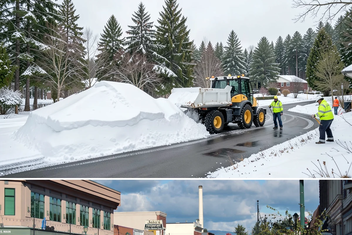Daycare Parking Lot Snow Removal in Monroe, Snohomish County, WA - Daycare lots across Western Washington face peak snow demand from December through February, when early-morning freezes meet...