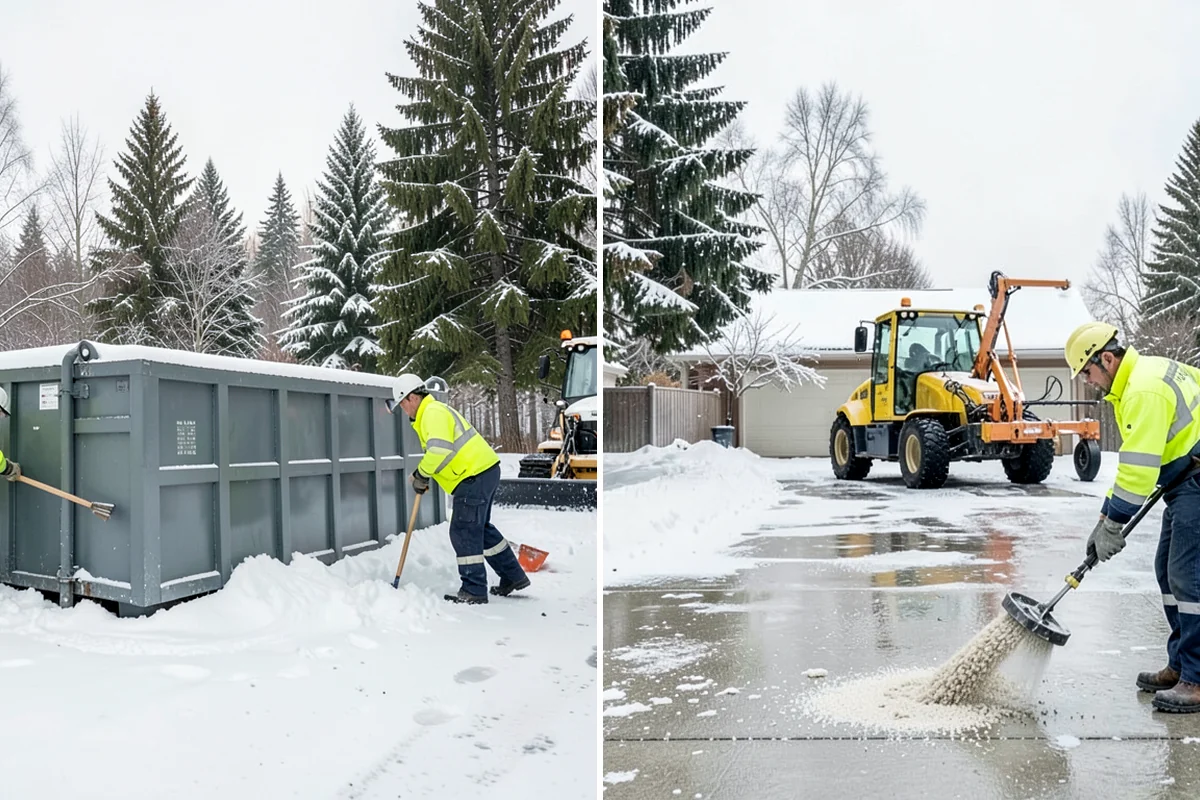 Daycare Parking Lot Snow Removal in Normandy Park, King County, WA - Map the drop-off lane, entrance, and crossing zones with daycare staff
