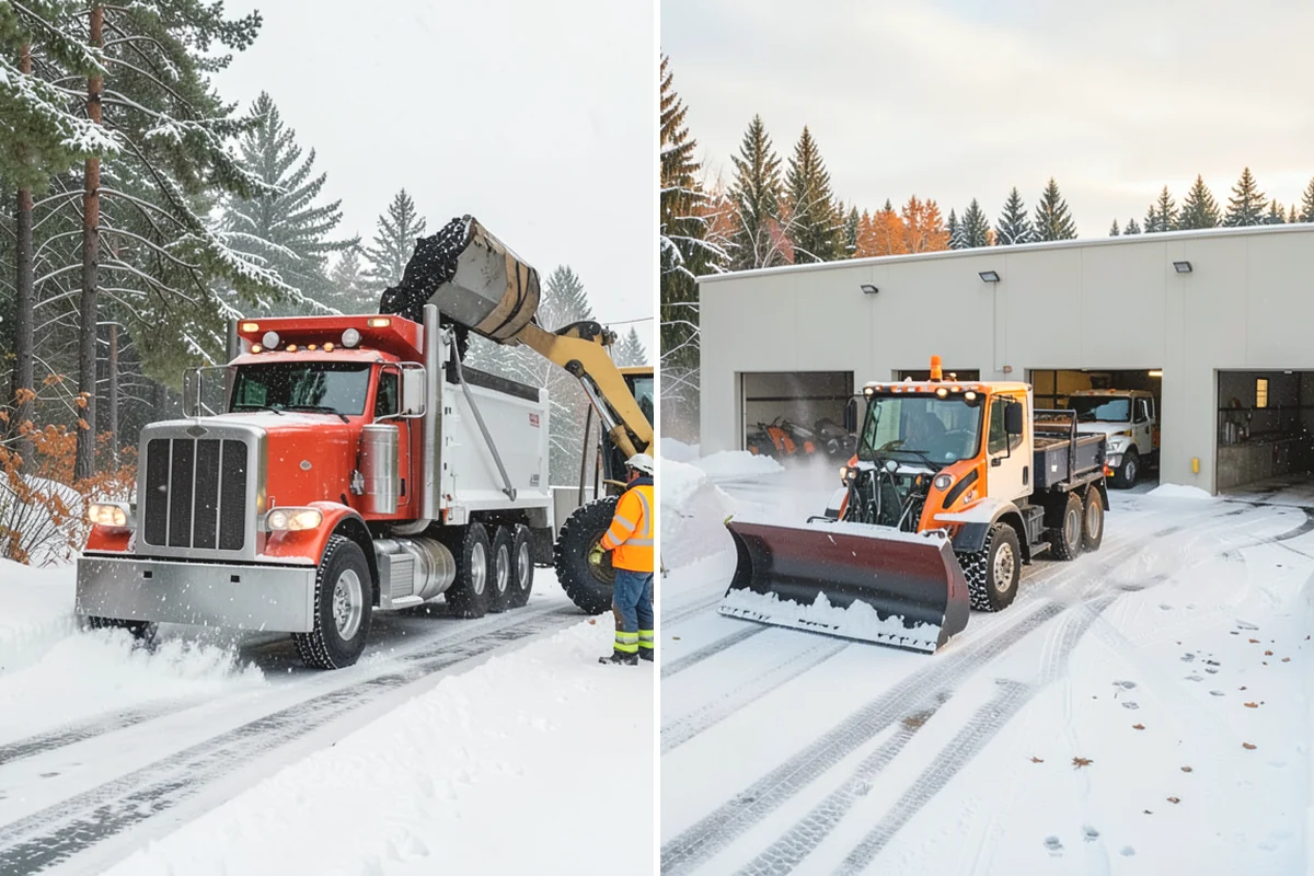 Daycare Parking Lot Snow Removal in North Bend, King County, WA - Map the drop-off lane, entrance, and crossing zones with daycare staff