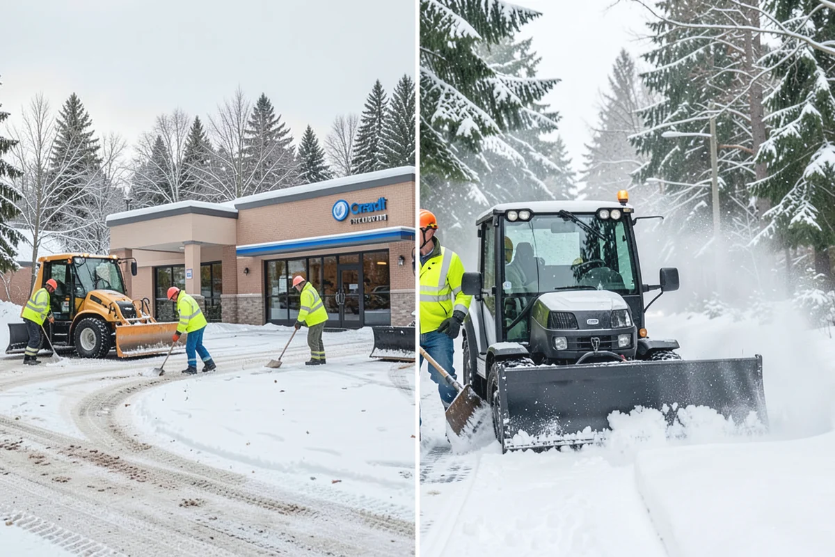 Daycare Parking Lot Snow Removal in Renton, King County, WA - Map the drop-off lane, entrance, and crossing zones with daycare staff
