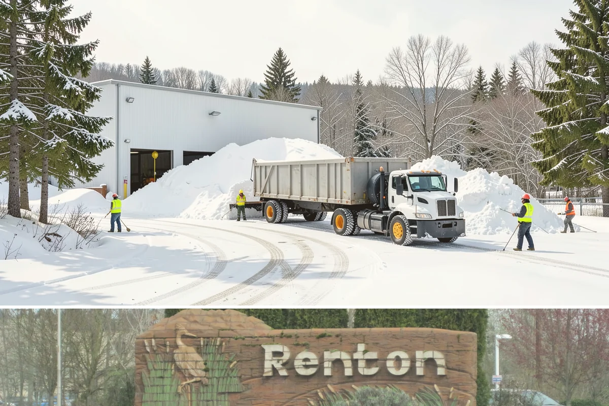 Daycare Parking Lot Snow Removal in Renton, King County, WA - Daycare lots across Western Washington face peak snow demand from December through February, when early-morning freezes meet...