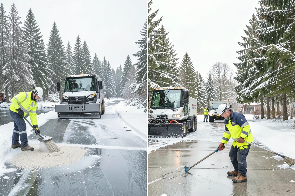 Daycare Parking Lot Snow Removal in Ruston, Pierce County, WA - Map the drop-off lane, entrance, and crossing zones with daycare staff