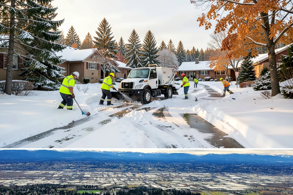 Daycare Parking Lot Snow Removal in SeaTac, King County, WA - Daycare lots across Western Washington face peak snow demand from December through February, when early-morning freezes meet...