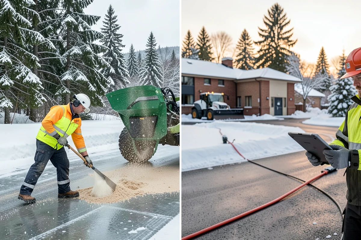Daycare Parking Lot Snow Removal in Sedro-Woolley, Skagit County, WA - Map the drop-off lane, entrance, and crossing zones with daycare staff