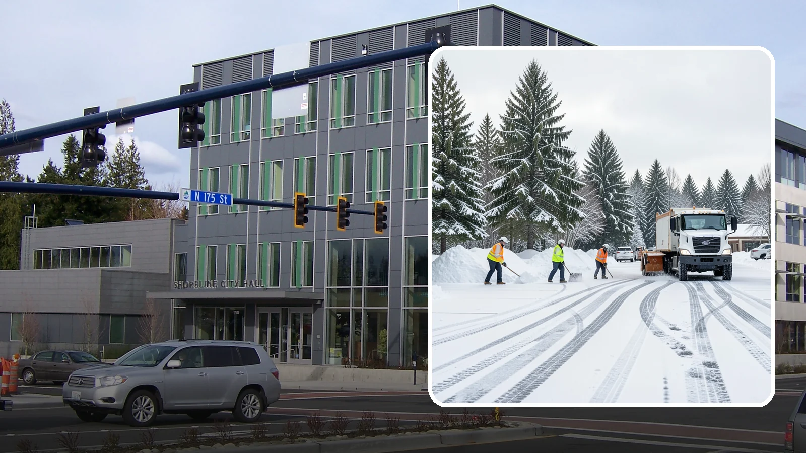 Daycare Parking Lot Snow Removal in Shoreline, King County, WA - We clear daycare lots and drop-off lanes so Western Washington parents and children stay safe during winter mornings.
