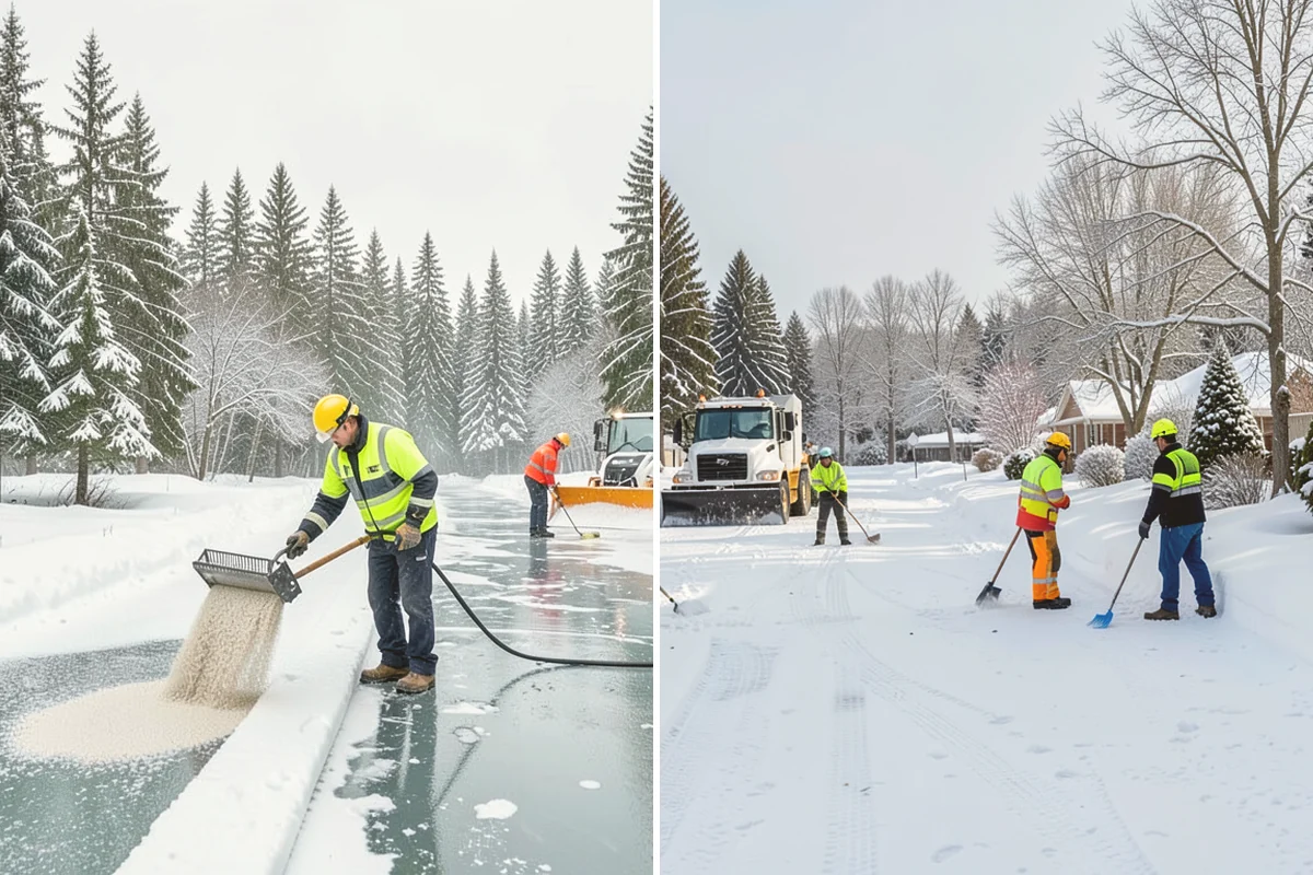 Daycare Parking Lot Snow Removal in Snohomish, Snohomish County, WA - Map the drop-off lane, entrance, and crossing zones with daycare staff
