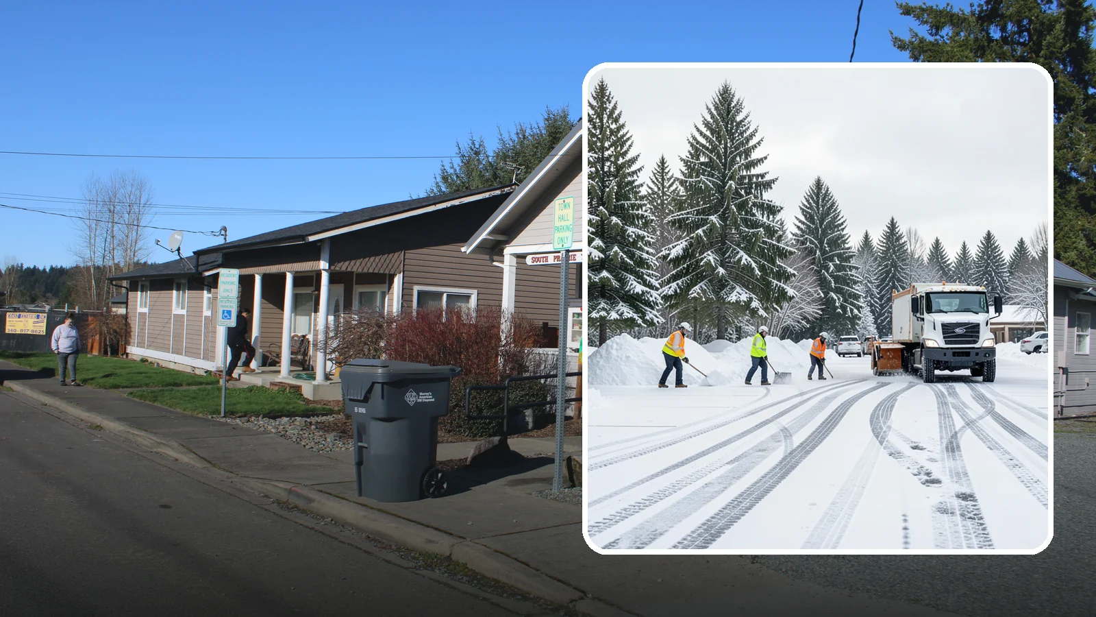Daycare Parking Lot Snow Removal in South Prairie, Pierce County, WA - We clear daycare lots and drop-off lanes so Western Washington parents and children stay safe during winter mornings.