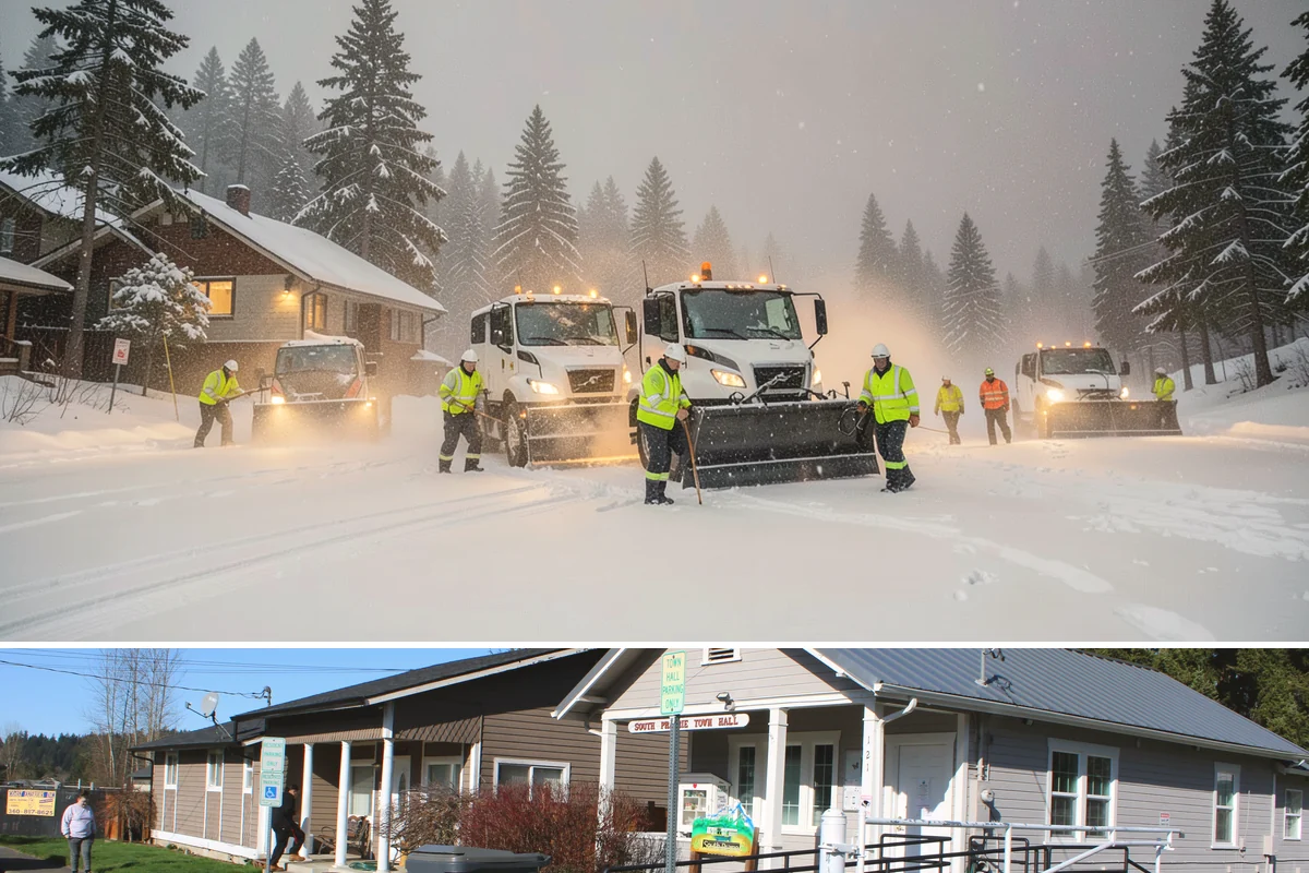 Daycare Parking Lot Snow Removal in South Prairie, Pierce County, WA - Daycare lots across Western Washington face peak snow demand from December through February, when early-morning freezes meet...