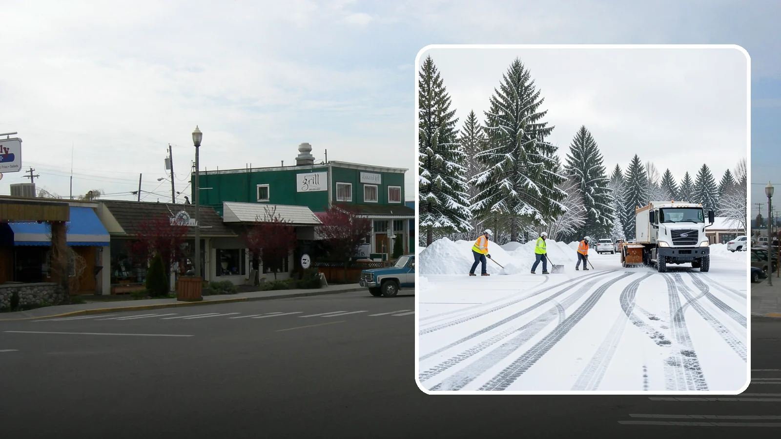 Daycare Parking Lot Snow Removal in Stanwood, Snohomish County, WA - We clear daycare lots and drop-off lanes so Western Washington parents and children stay safe during winter mornings.