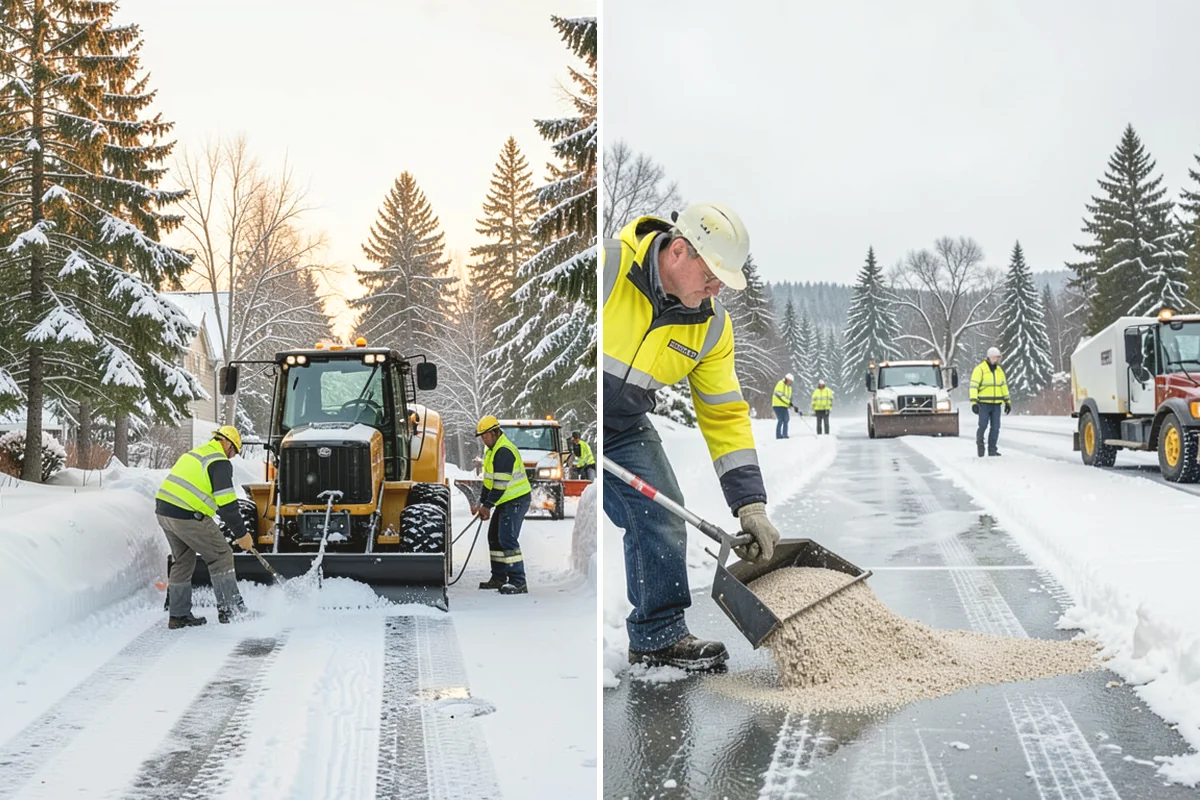 Daycare Parking Lot Snow Removal in Steilacoom, Pierce County, WA - Map the drop-off lane, entrance, and crossing zones with daycare staff