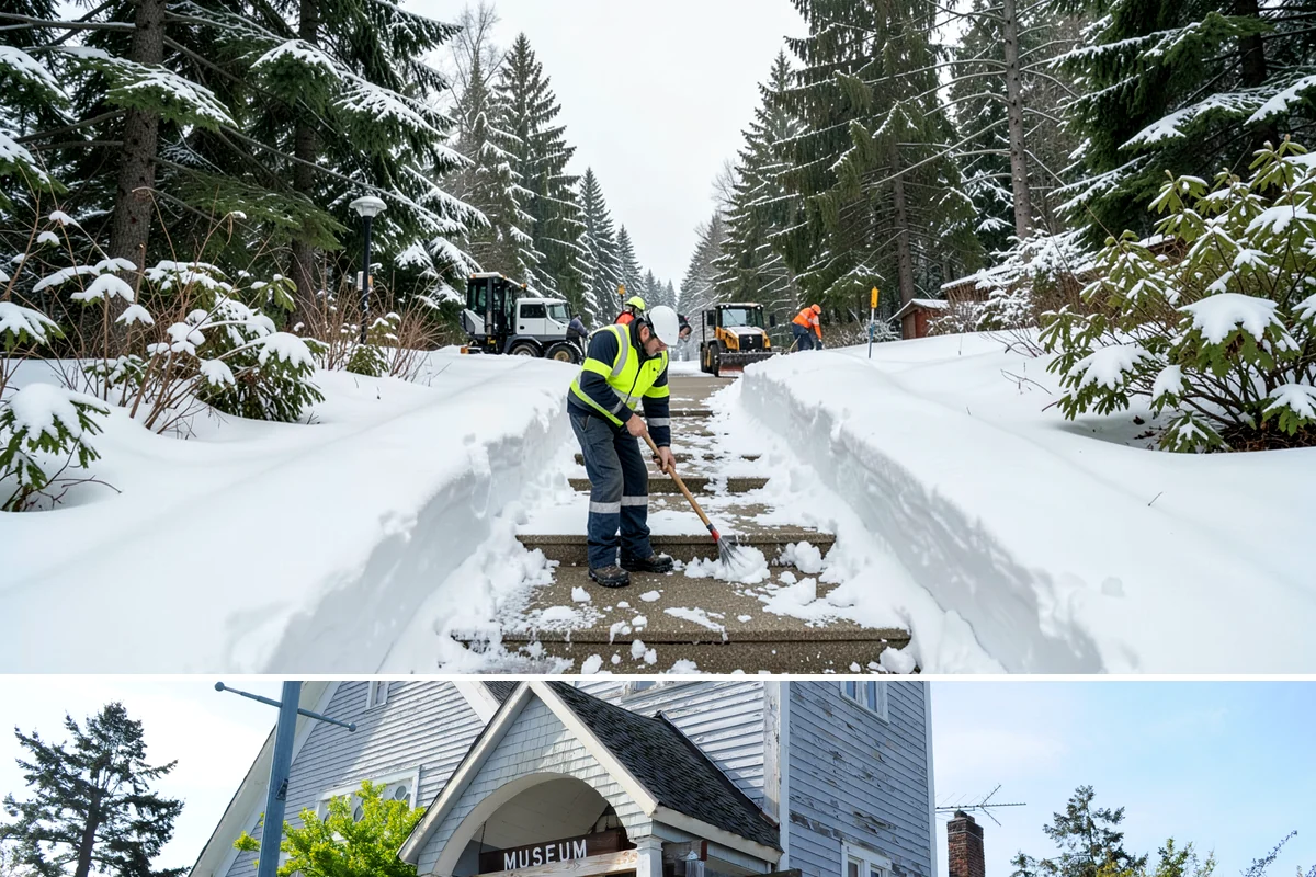 Daycare Parking Lot Snow Removal in Steilacoom, Pierce County, WA - Daycare lots across Western Washington face peak snow demand from December through February, when early-morning freezes meet...
