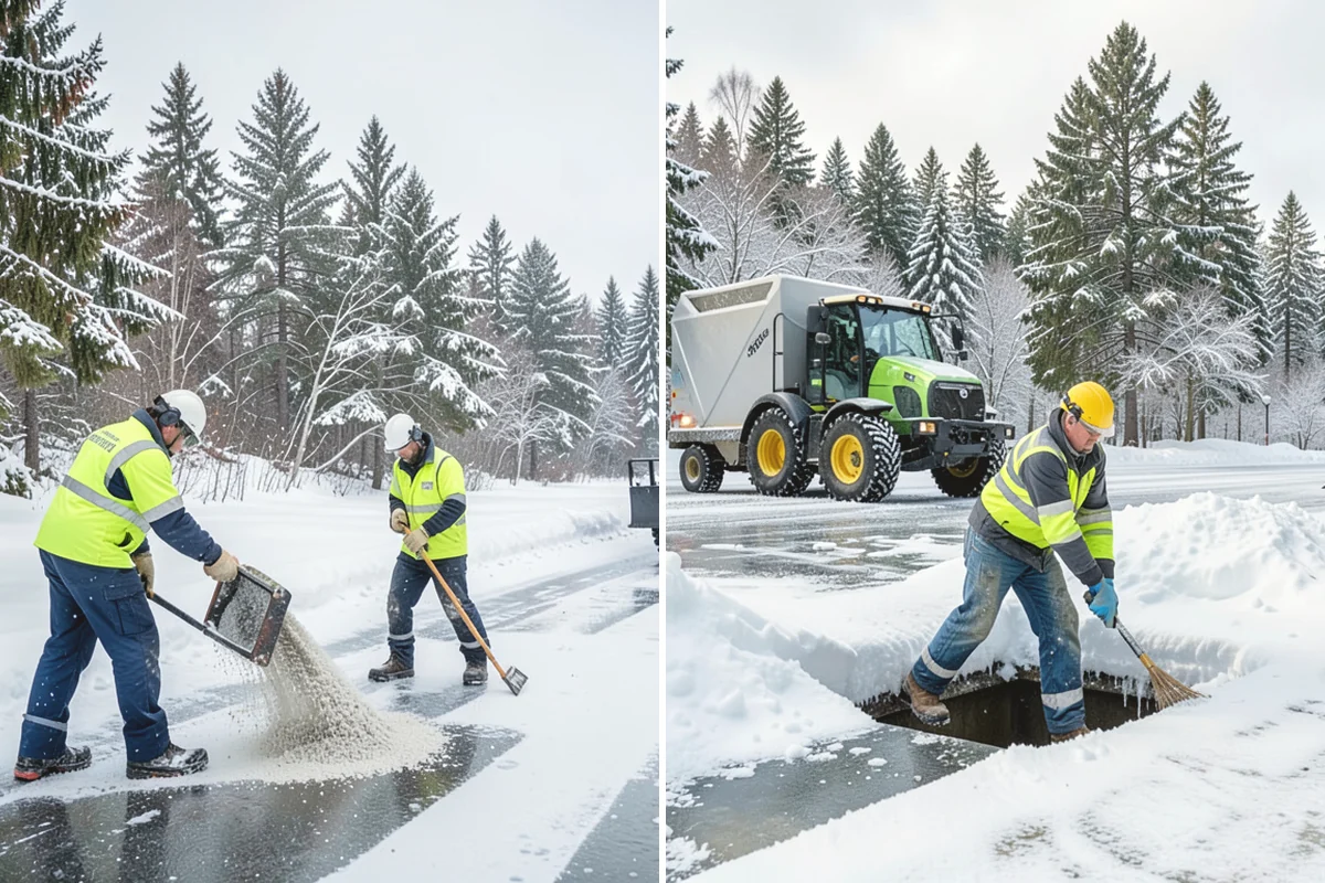 Daycare Parking Lot Snow Removal in Tacoma, Pierce County, WA - Map the drop-off lane, entrance, and crossing zones with daycare staff