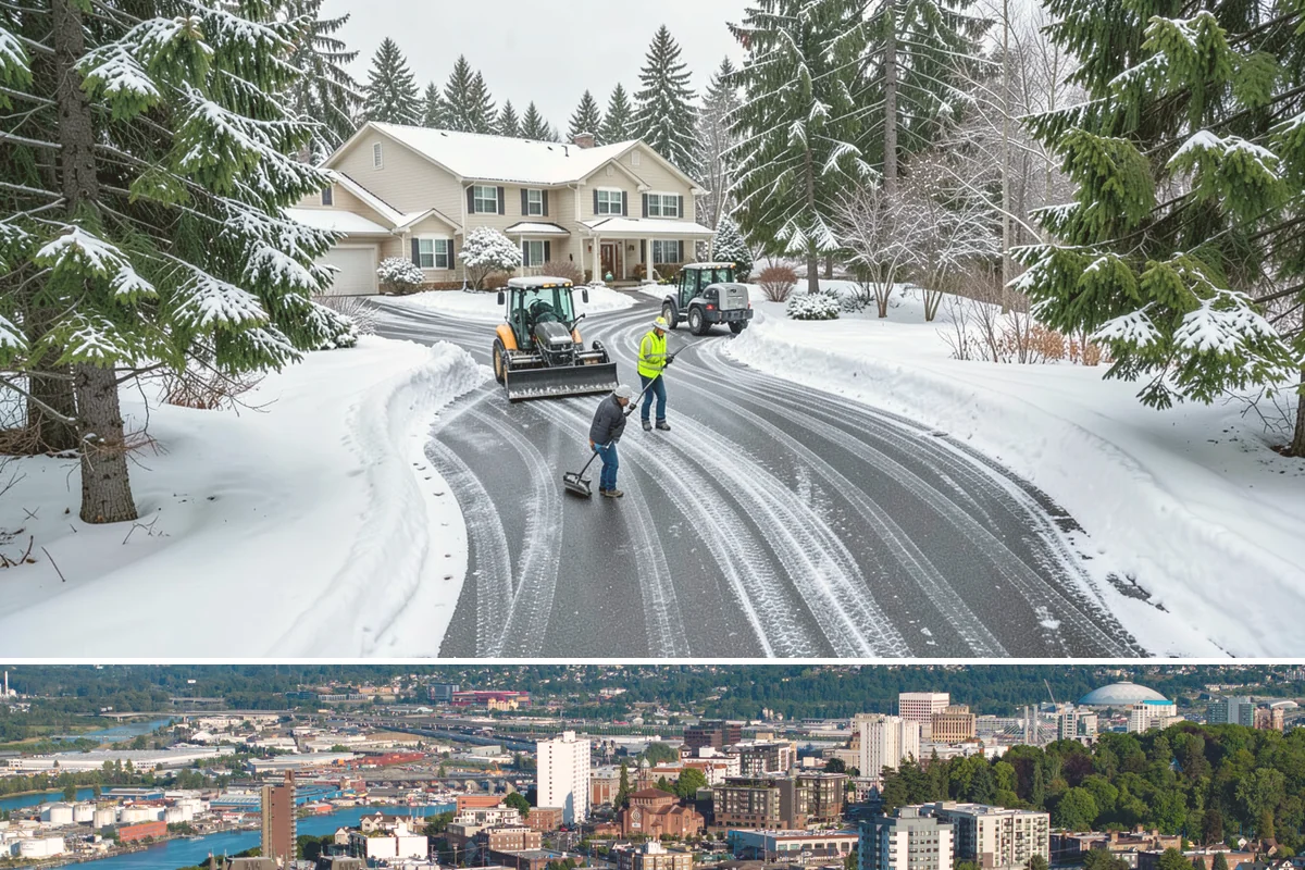 Daycare Parking Lot Snow Removal in Tacoma, Pierce County, WA - Daycare lots across Western Washington face peak snow demand from December through February, when early-morning freezes meet...