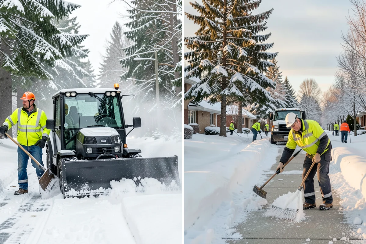 Daycare Sidewalk Clearing in Arlington, Snohomish County, WA - Clear the entrance and stroller path before opening