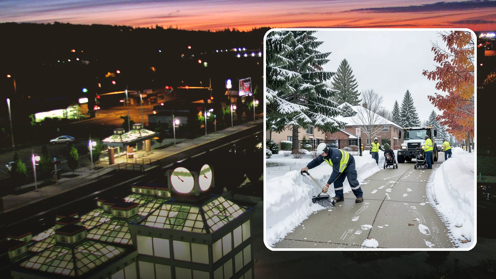 Daycare Sidewalk Clearing in Auburn, King County, WA - Drop-off sidewalk clearing for Western Washington daycares, keeping entry walks safe for parents carrying children and pushing...