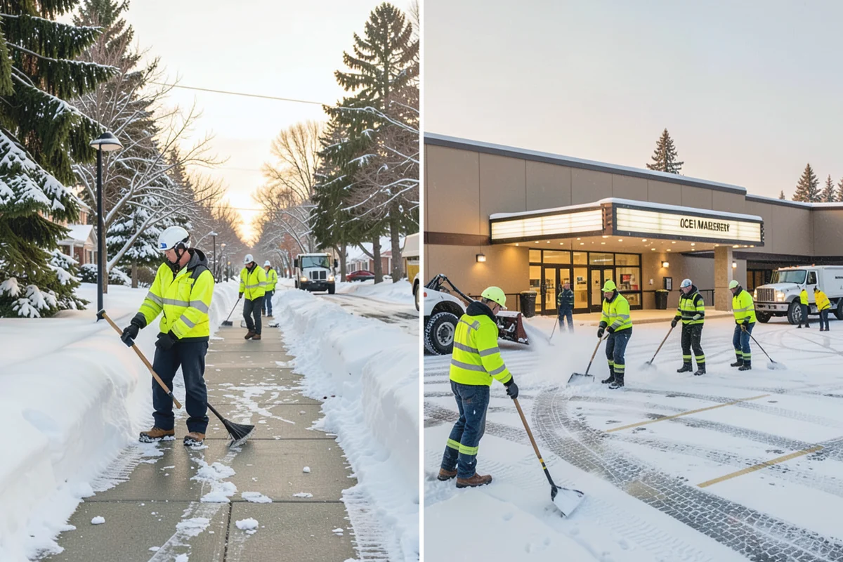 Daycare Sidewalk Clearing in Beaux Arts Village, King County, WA - Clear the entrance and stroller path before opening