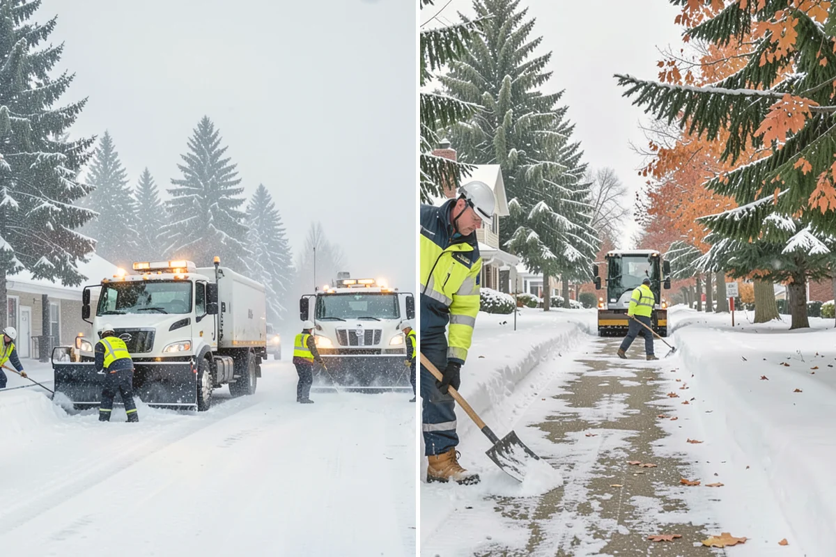 Daycare Sidewalk Clearing in Bellevue, King County, WA - Clear the entrance and stroller path before opening