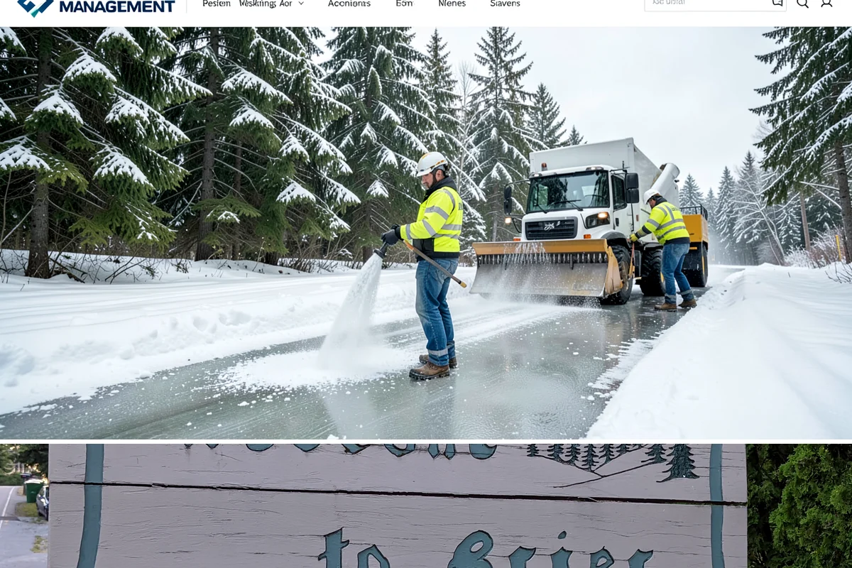 Daycare Sidewalk Clearing in Brier, Snohomish County, WA - Daycare demand is highest from December through February on frosty mornings when drop-off coincides with the day's iciest walks.