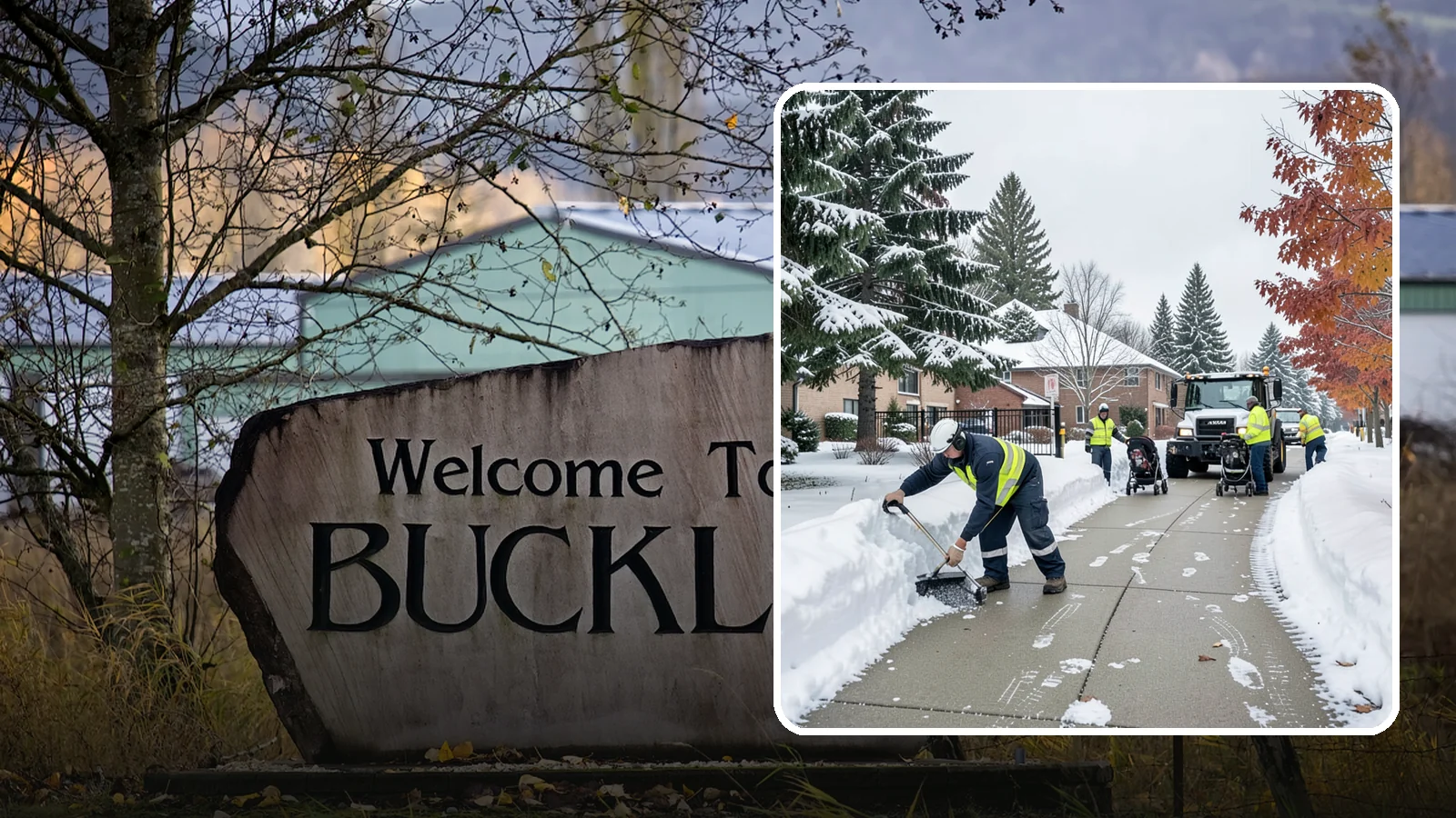 Daycare Sidewalk Clearing in Buckley, Pierce County, WA - Drop-off sidewalk clearing for Western Washington daycares, keeping entry walks safe for parents carrying children and pushing...