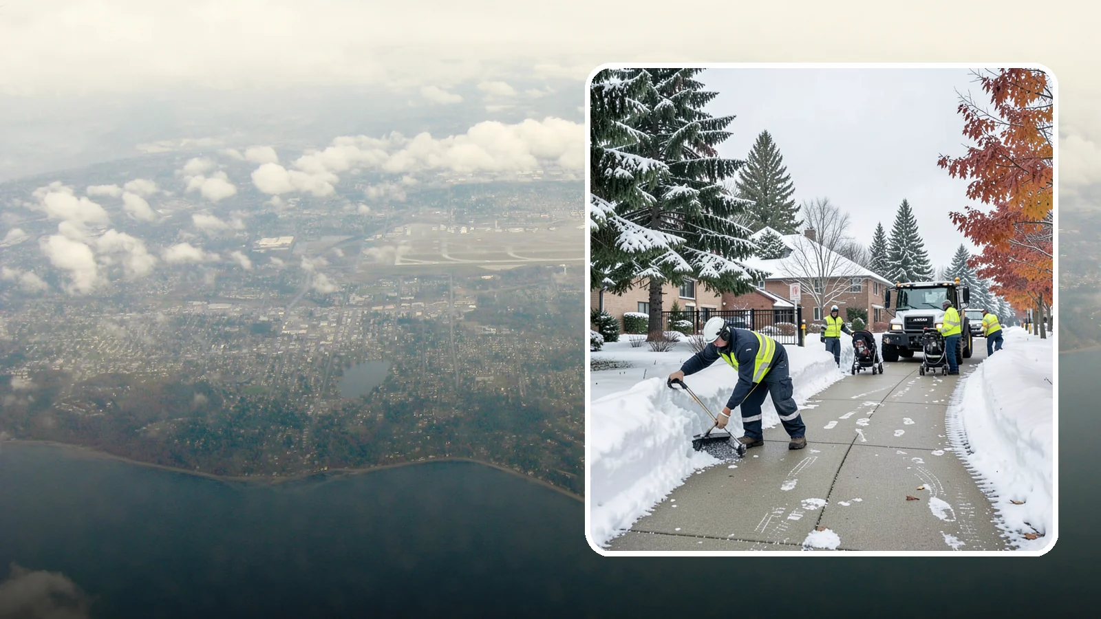 Daycare Sidewalk Clearing in Burien, King County, WA - Drop-off sidewalk clearing for Western Washington daycares, keeping entry walks safe for parents carrying children and pushing...