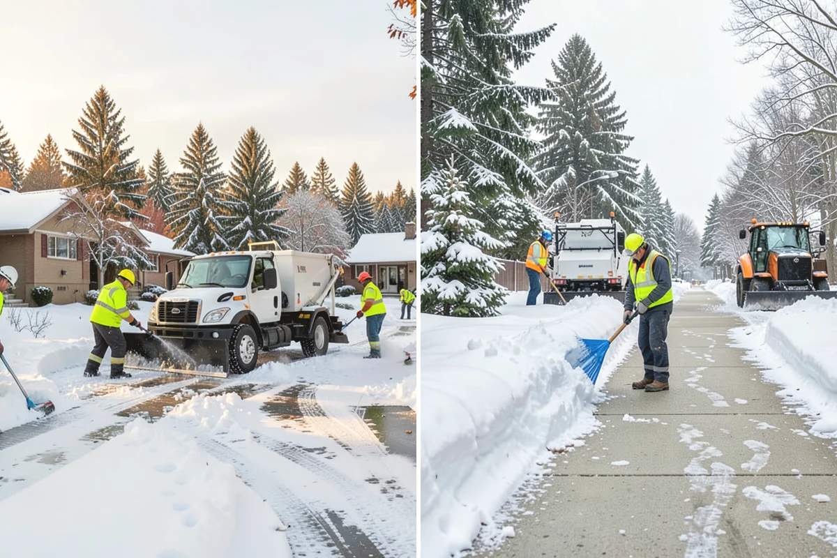 Daycare Sidewalk Clearing in Burien, King County, WA - Clear the entrance and stroller path before opening
