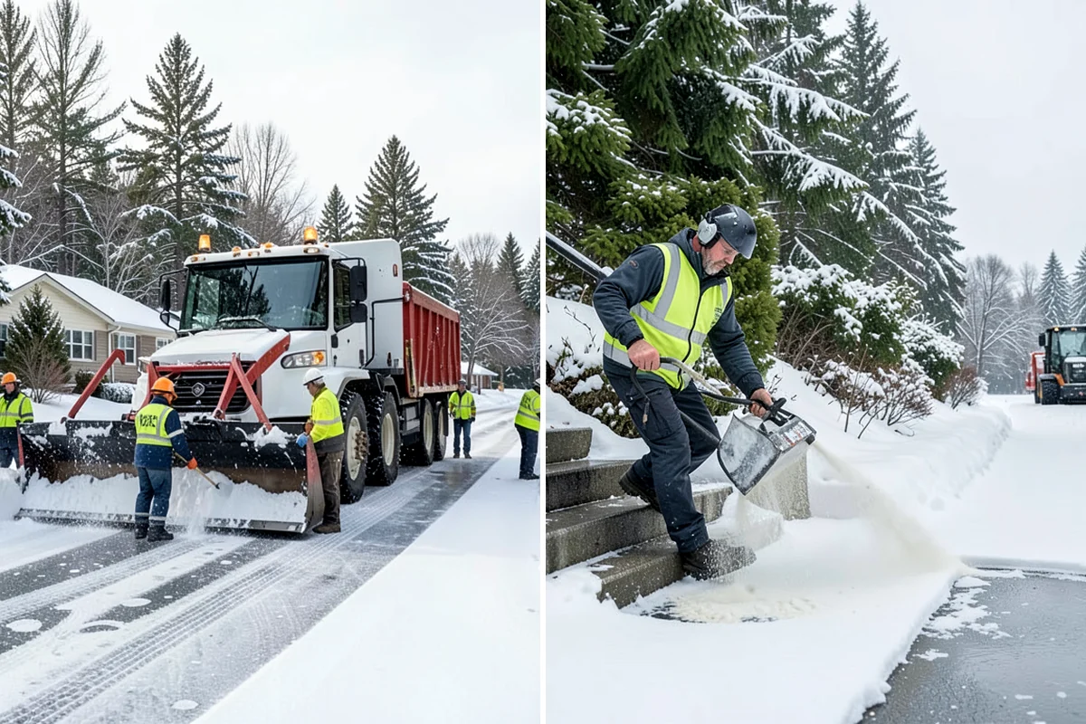 Daycare Sidewalk Clearing in Clyde Hill, King County, WA - Clear the entrance and stroller path before opening