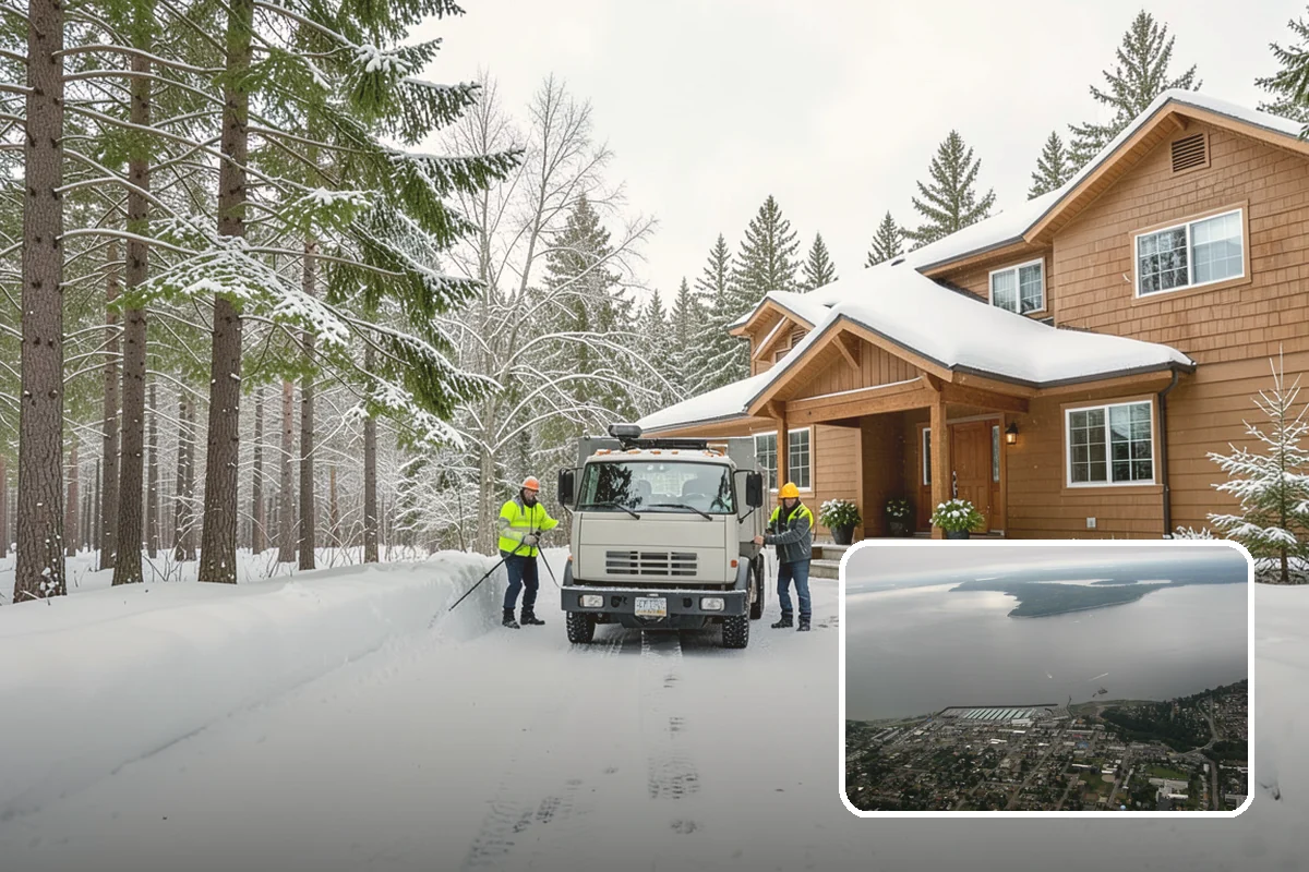 Daycare Sidewalk Clearing in Des Moines, King County, WA - Entry and stroller paths cleared before the morning rush