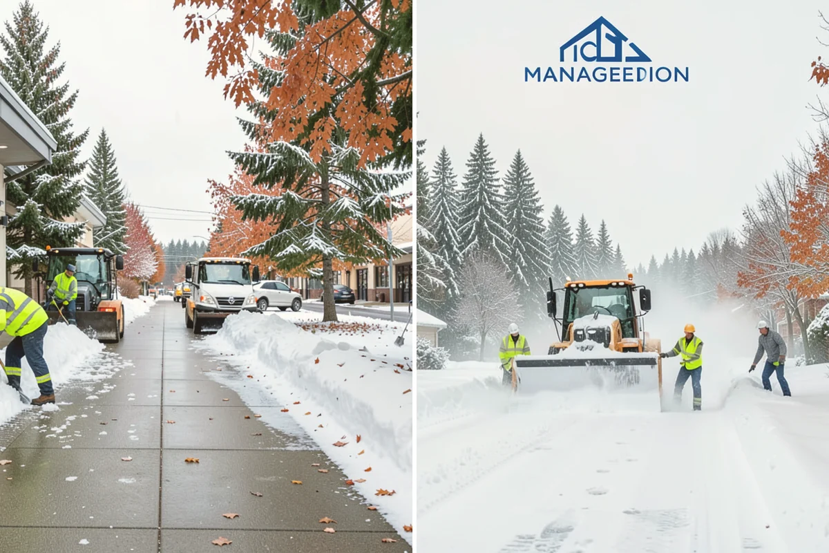 Daycare Sidewalk Clearing in Eatonville, Pierce County, WA - Clear the entrance and stroller path before opening