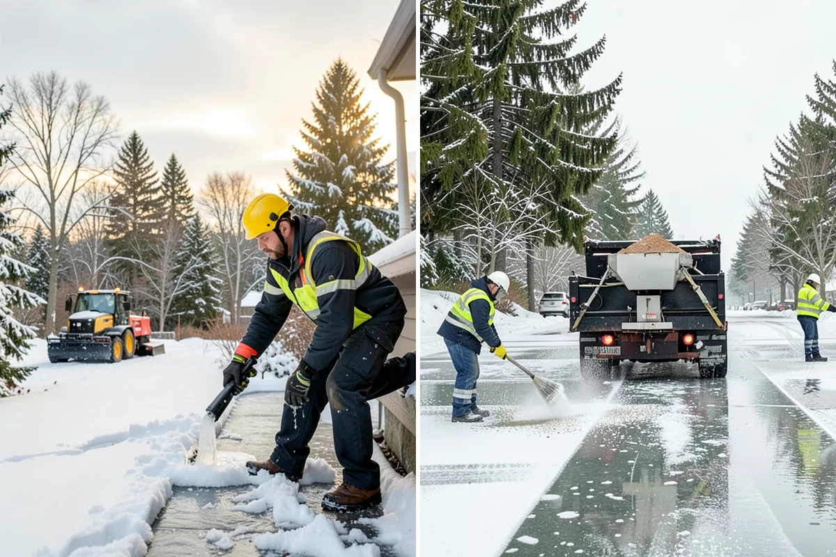 Daycare Sidewalk Clearing in Enumclaw, King County, WA - Clear the entrance and stroller path before opening