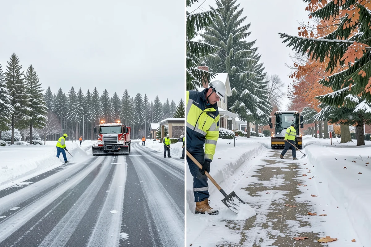 Daycare Sidewalk Clearing in Everett, Snohomish County, WA - Clear the entrance and stroller path before opening