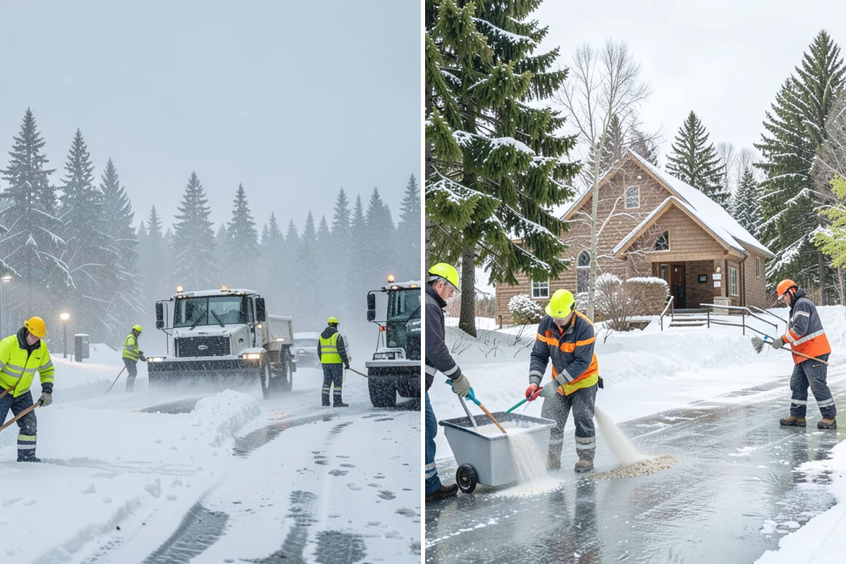 Daycare Sidewalk Clearing in Granite Falls, Snohomish County, WA - Clear the entrance and stroller path before opening