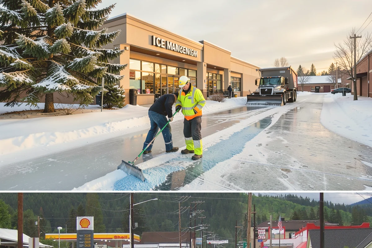 Daycare Sidewalk Clearing in Granite Falls, Snohomish County, WA - Daycare demand is highest from December through February on frosty mornings when drop-off coincides with the day's iciest walks.