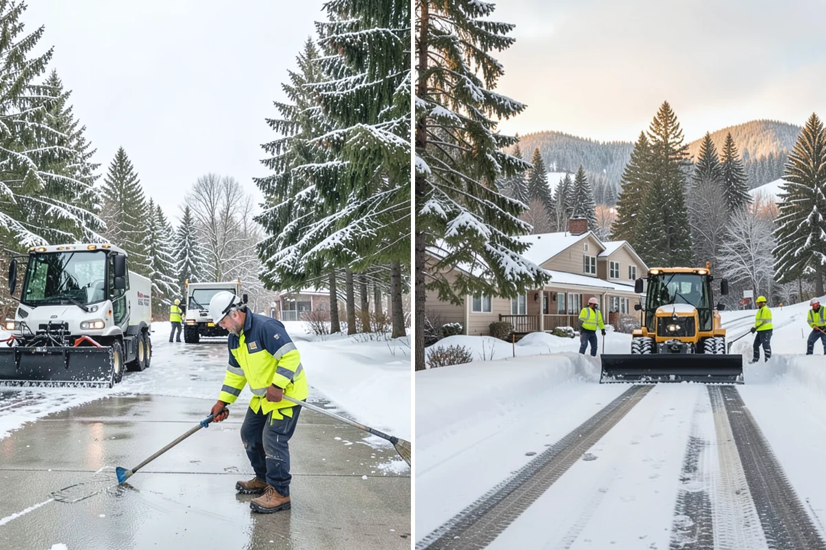 Daycare Sidewalk Clearing in Hamilton, Skagit County, WA - Clear the entrance and stroller path before opening