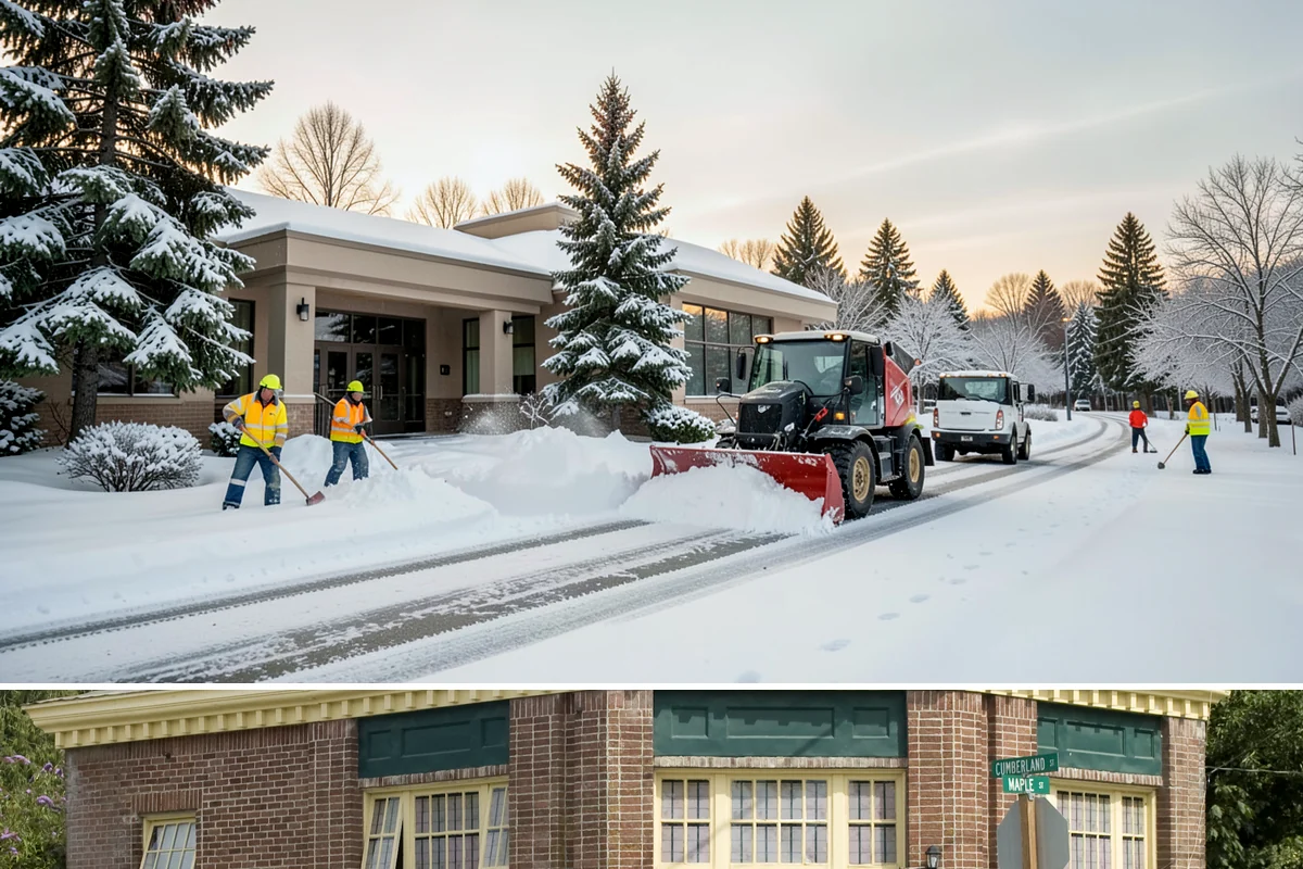 Daycare Sidewalk Clearing in Hamilton, Skagit County, WA - Daycare demand is highest from December through February on frosty mornings when drop-off coincides with the day's iciest walks.