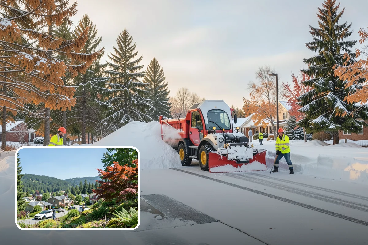 Daycare Sidewalk Clearing in Index, Snohomish County, WA - Entry and stroller paths cleared before the morning rush