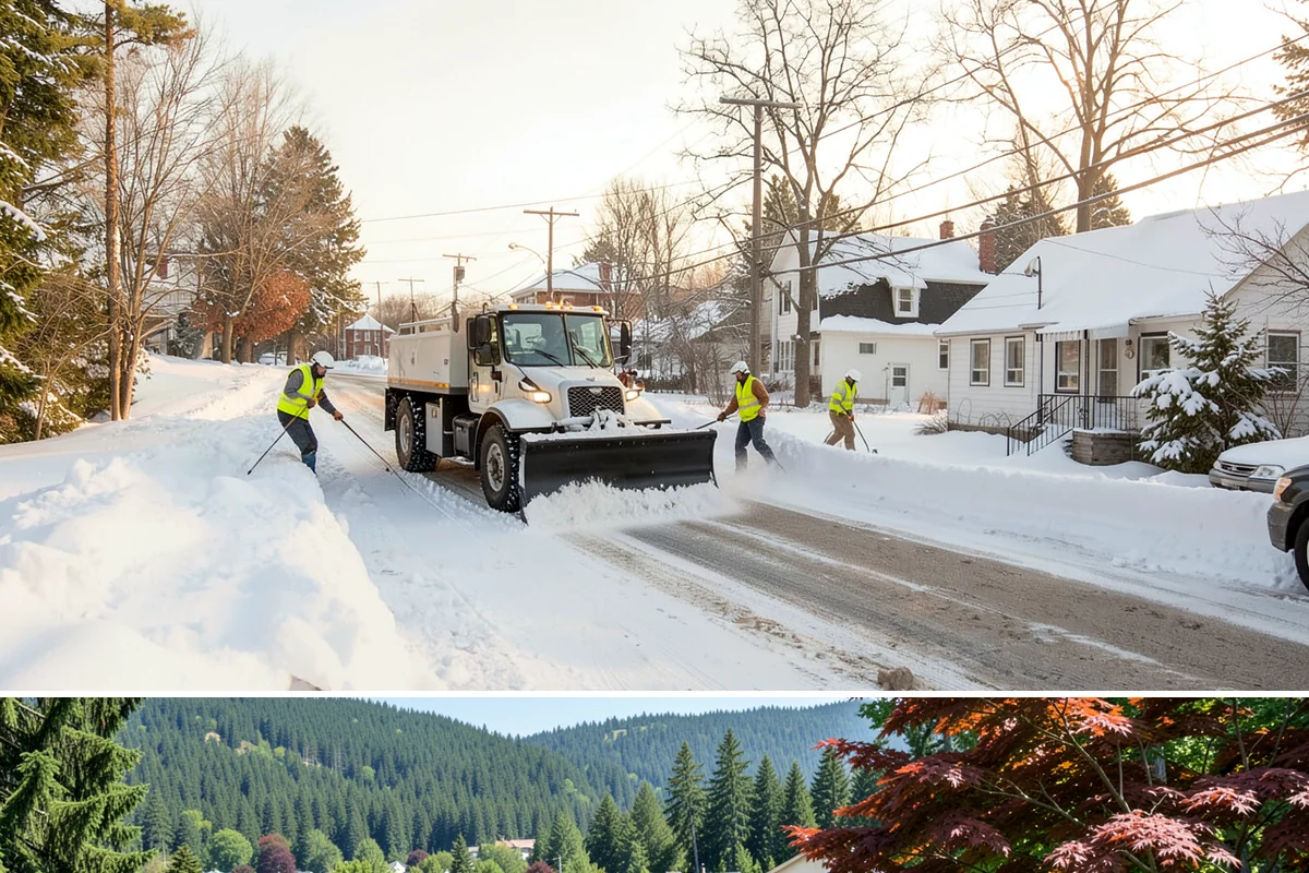 Daycare Sidewalk Clearing in Index, Snohomish County, WA - Daycare demand is highest from December through February on frosty mornings when drop-off coincides with the day's iciest walks.