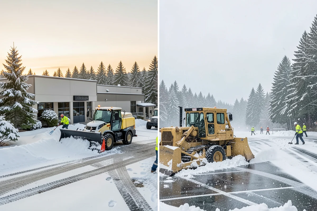 Daycare Sidewalk Clearing in Kenmore, King County, WA - Clear the entrance and stroller path before opening