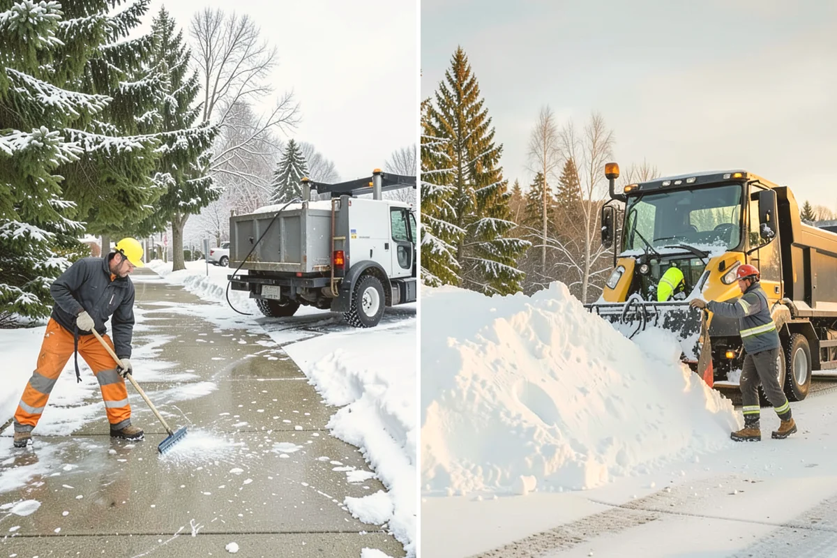 Daycare Sidewalk Clearing in Kirkland, King County, WA - Clear the entrance and stroller path before opening